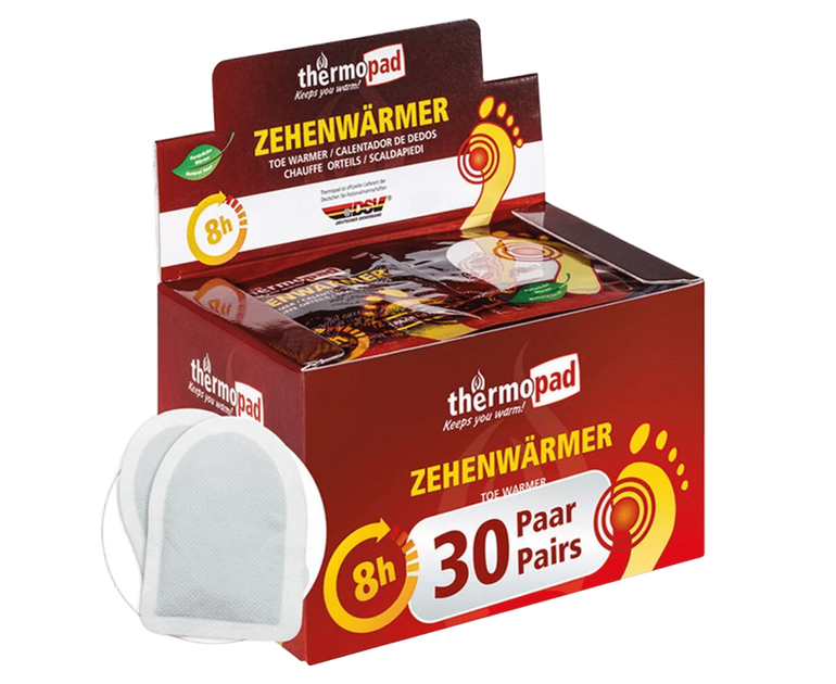 Набір хімічних грілок для ніг Thermopad Toe Warmer (30 штук)