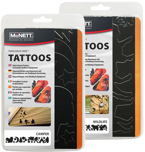 MCN.(GA) 91122-010 Tenacious Repair Tape Tattoos Wildlife Clamshell заплаты (McNett GA)