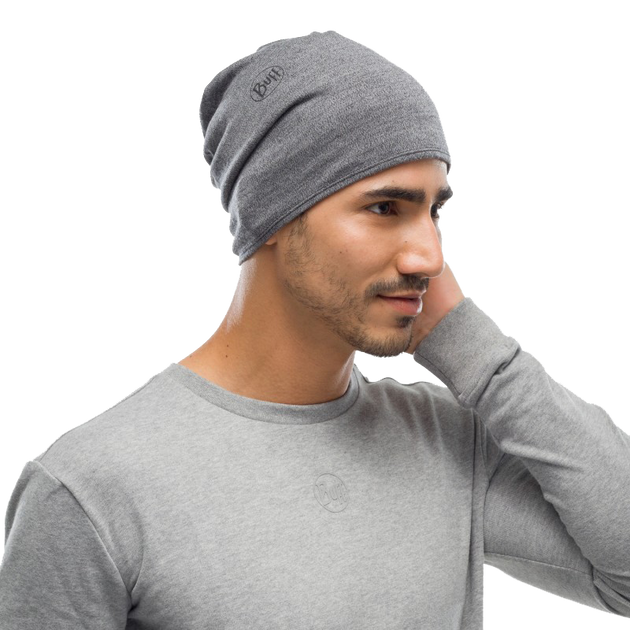 Шарф-труба Buff MidWeight Merino Wool, Light Grey Melange