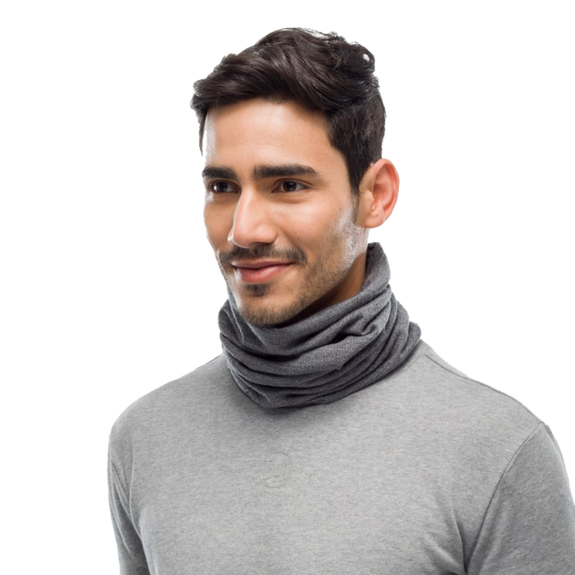 Шарф-труба Buff MidWeight Merino Wool, Light Grey Melange